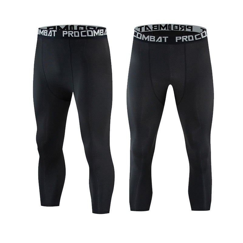 Domestic Sub-Size Spot Basketball Football Sports Quick-Drying Fitness Training Running Breathable Compression Men'S Tight Classic Trousers - Image 3